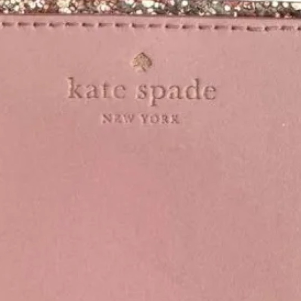 Kate Spade Tellie Bifold Wallet Seton Drive in Dusty Peony - Picture 2 of 8